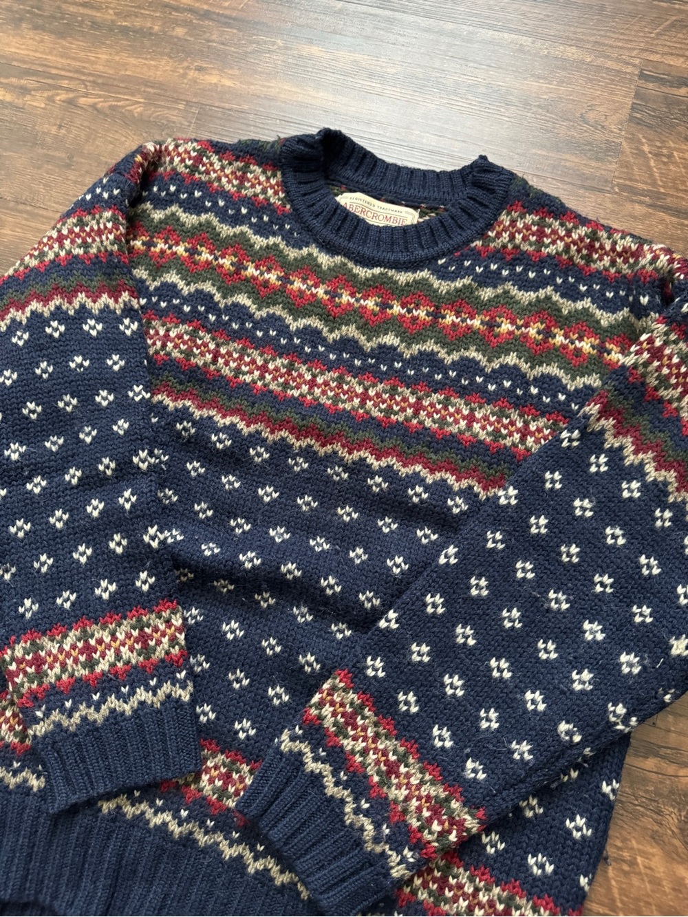 Abercrombie & Fitch Vintage 90s The Big Sweater | 100% Wool - Picture 3 of 8